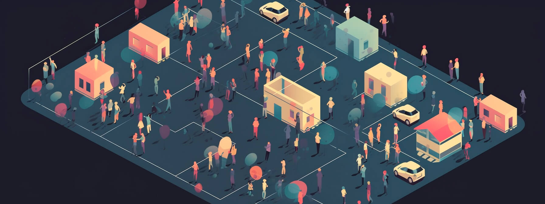 ett nätverk av människor