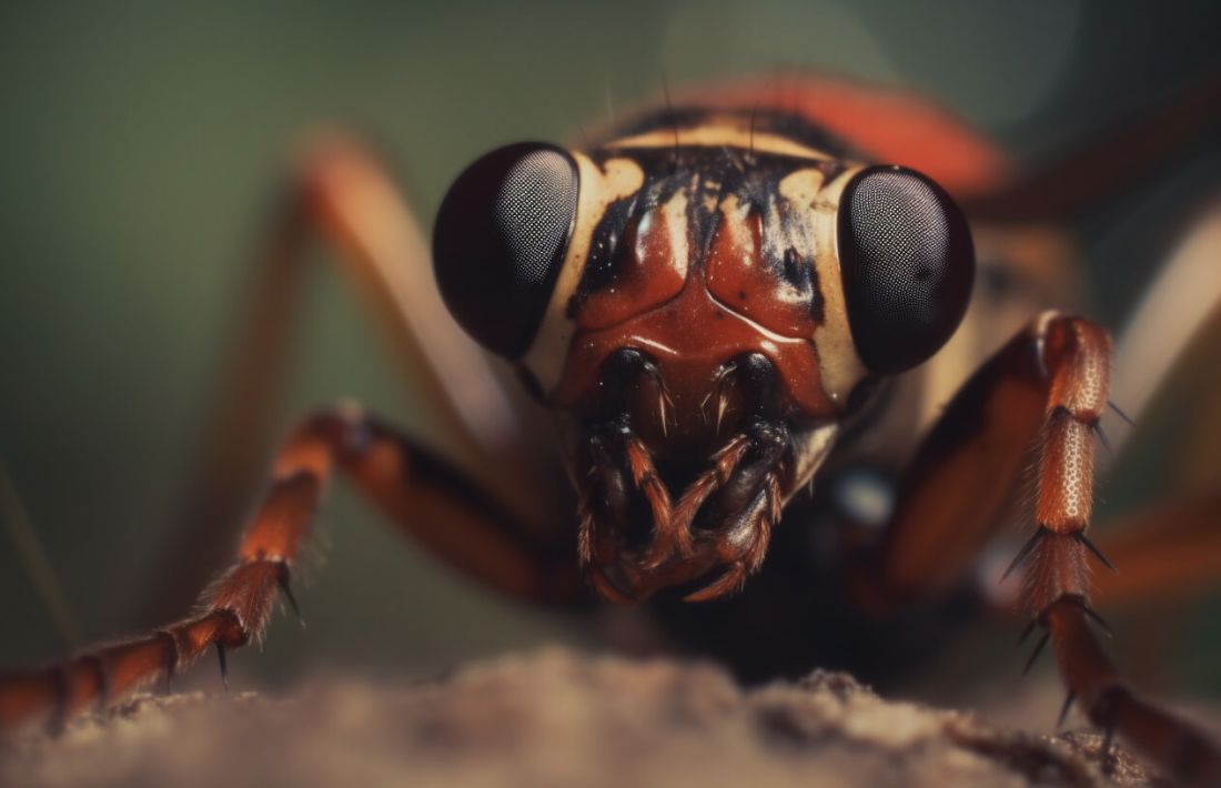 En insekt (bug på engelska)